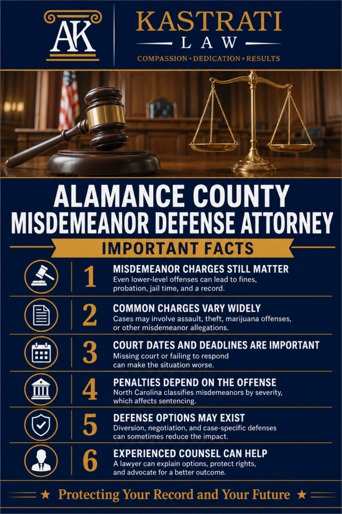 Misdemeanor Defense Attorney Infographic

